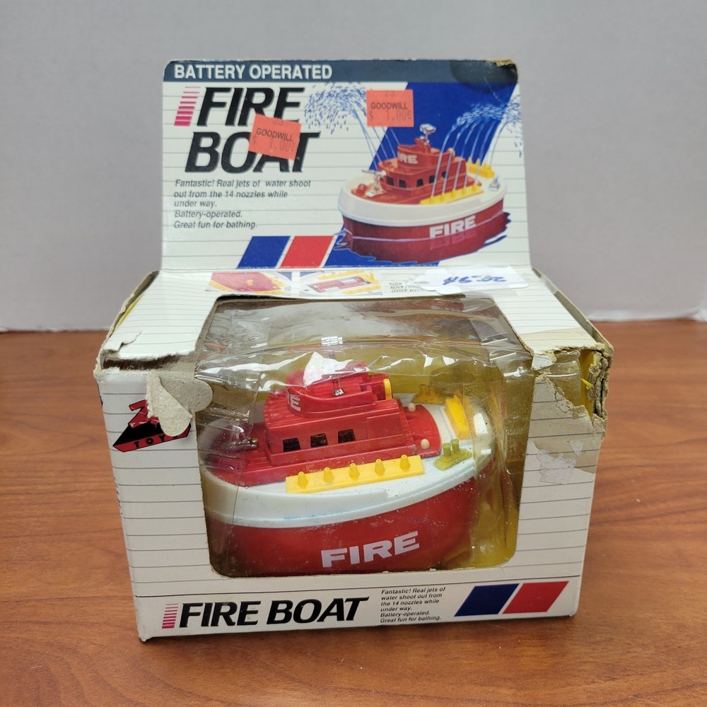 ZAP Toys 1990 NO. 1040 Battery Operated Fire Boat‎